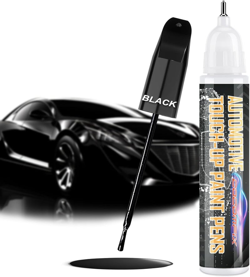 cocomfix Black Touch Up Paint for Cars, Car Scratch Repair Paint Pen, 2 in 1 Auto Touch up Paint Pen, Universal Color Black Car Paint - Image 1